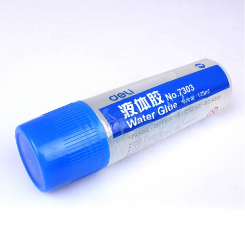 得力液體膠 辦公膠水 125ml液體膠水7303