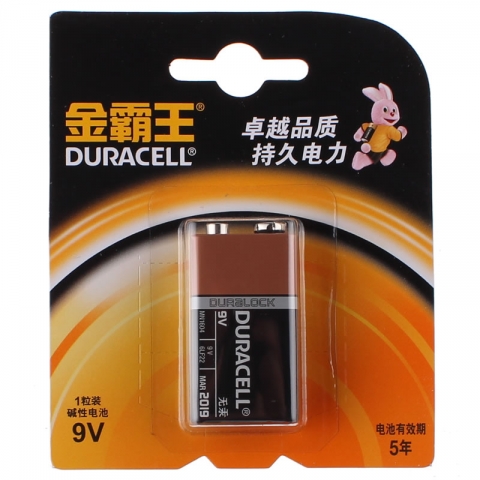 金霸王9V堿性電池  12粒/盒