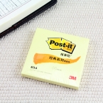 3M黃色報事貼654  黃色-3