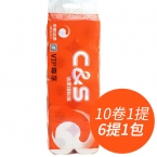 潔柔國際版CS卷紙JJ155-01 三層 120g (橙色包裝) 6條/包-5