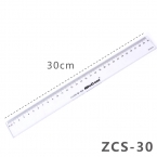 KW(可得優) 透明塑料直尺 ZCS-30 30cm