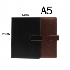 BESSIE皮面線裝記事本BXZ-A521 A5/帶扣-1