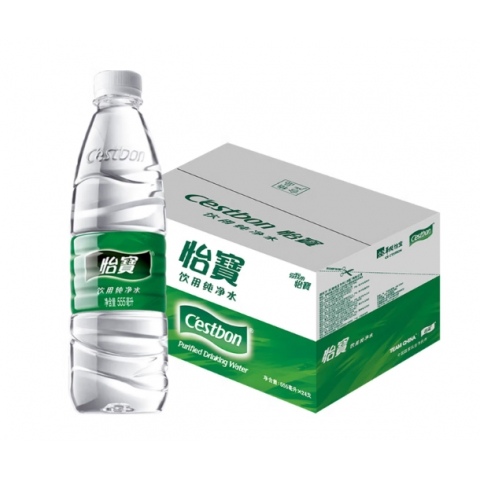 怡寶純凈水  555ML  1*24   中瓶-6