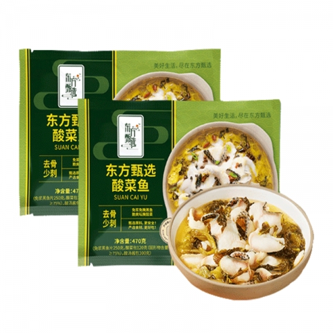 贈(zèng)品：東方甄選酸菜魚470g-X2袋-6